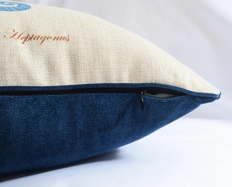 Nautical Dream Reversible Cushion Cover by Maison d'Elite