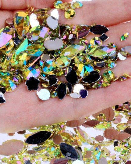 Glittering 300-Piece Rhinestone Gem Collection: Your Ultimate Crafting Companion