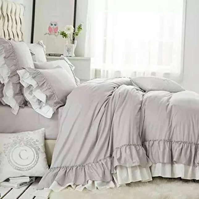 Botanical Elegance Korean Cotton Luxury Bedding Set