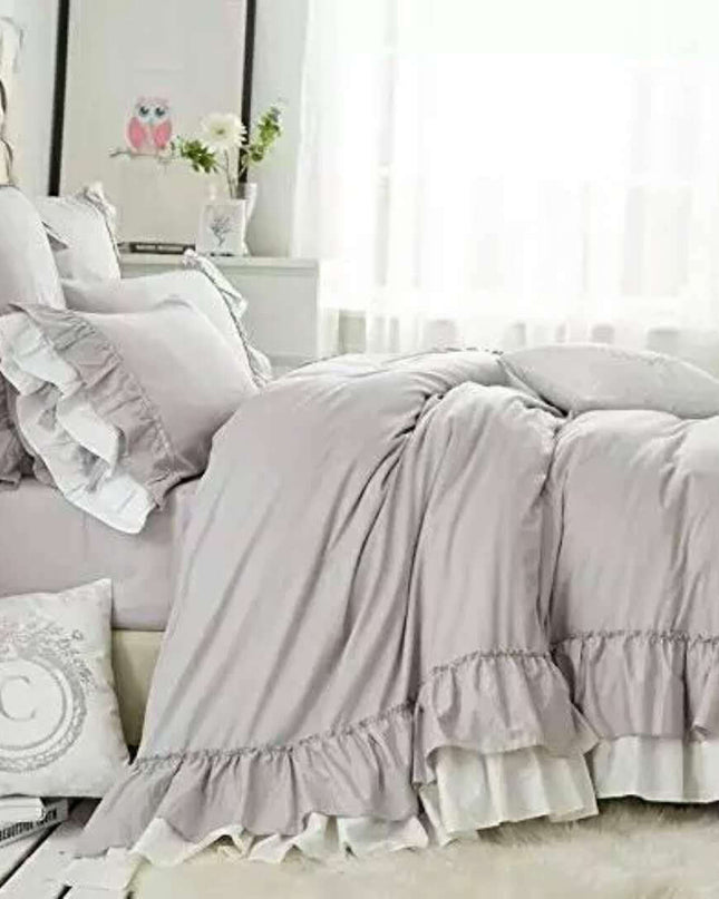 Botanical Elegance Korean Cotton Luxury Bedding Set