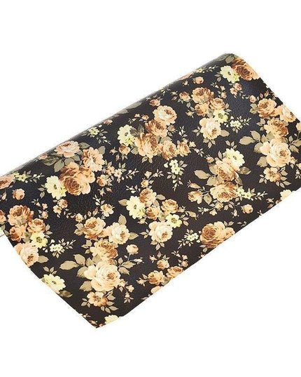 Chic Floral PVC Leather Handbag Crafting Kit