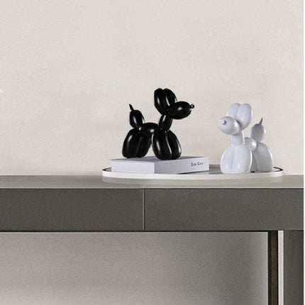 Sleek Resin Balloon Dog Sculpture for Chic Home Decor