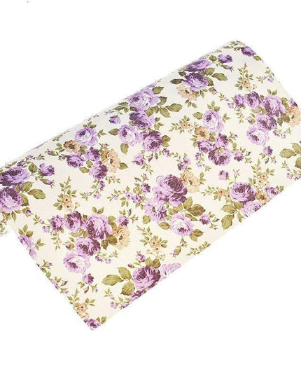 Chic Floral PVC Leather Handbag Crafting Kit