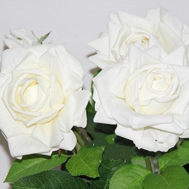 Set of 24PCS - 12cm Real Touch Roses Artificial Flowers