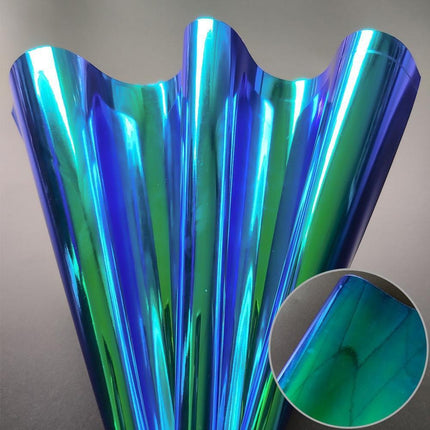 Reflective Holographic Iridescent Faux Leather - Essential Crafting Material