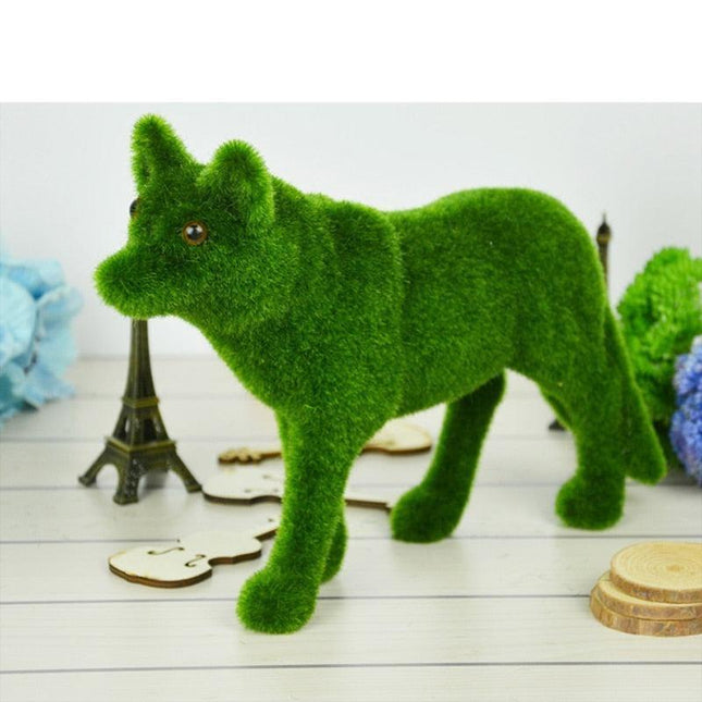 Mystical Winter Wolf Handcrafted Ornament - Unique Decor for Weddings & Holiday Celebrations