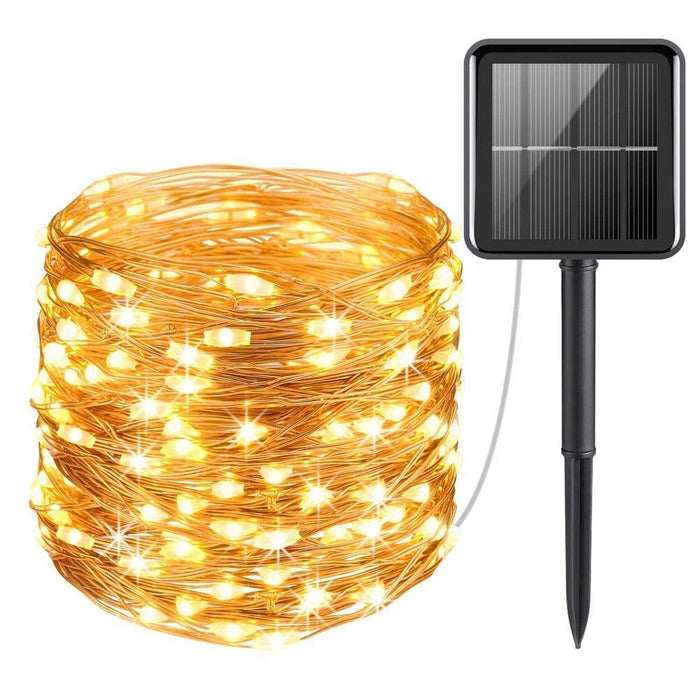 Twinkling Solar-Powered Outdoor String Lights: Sustainable Lighting for Your Garden Retreat