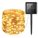 Solar Glow Outdoor String Lights with Multiple Modes and Customizable Length Options