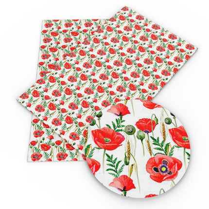 Elevate Your DIY Creations with Luxurious Floral Faux Leather Fabric