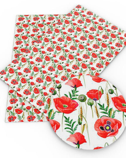 Elevate Your DIY Creations with Luxurious Floral Faux Leather Fabric