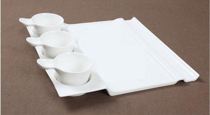 Artisan Square Ceramic Dining Collection - Elevate Your Dining Experience