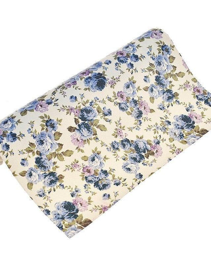 Chic Floral PVC Leather Handbag Crafting Kit