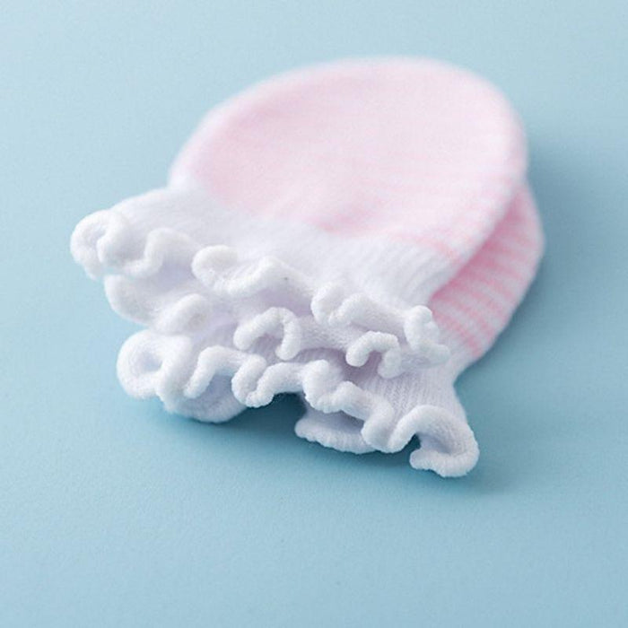 Newborn Essential: Soft Cotton Mittens and Socks Bundle for Gentle Protection