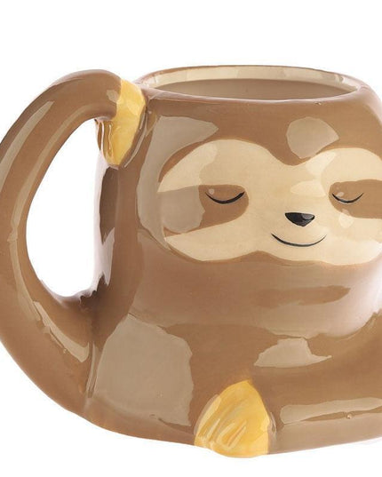 Cheerful Sloth 3D Ceramic Coffee Mug - Elevate Your Morning Routine