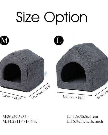 Luxurious 2-in-1 Cozy Pet Retreat for Comfort and Style