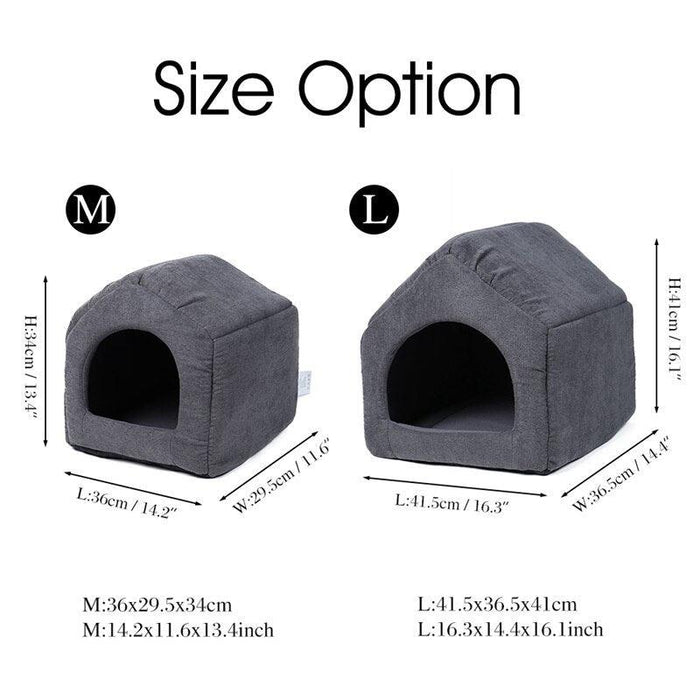 Cozy 2-in-1 Pet Dog Bed House for Ultimate Comfort and Convenience