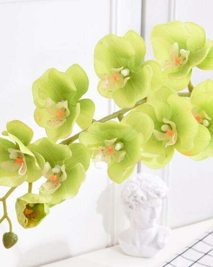Lifelike Butterfly Orchid Faux Floral Arrangement - 10 Pack