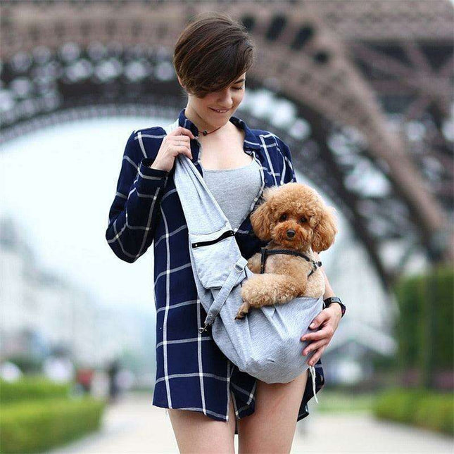 Premium Sling Carrier for Small Pets: Travel in Style and Comfort