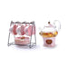 Golden Marbled Porcelain Tea Set - Luxurious Tea-Drinking Experience