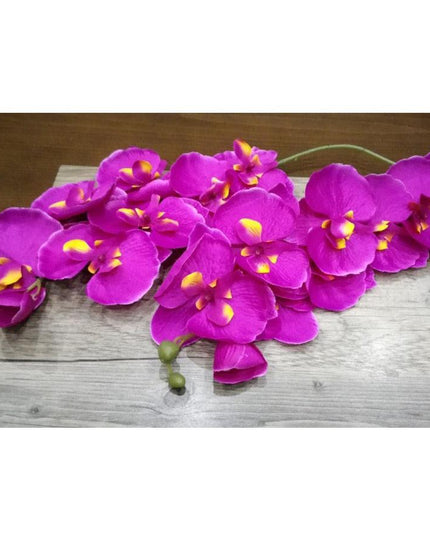 Lifelike White Phalaenopsis Orchid Arrangement - Stylish Home and Event Decor