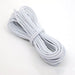 Handmade Polyester Cord - White and Black, 5M/lot, 10M/lot-Arts, Crafts & Sewing›Beading & Jewelry Making›Beading Cords & Threads-Très Elite-white-Diameter 2mm-5 meter-Très Elite