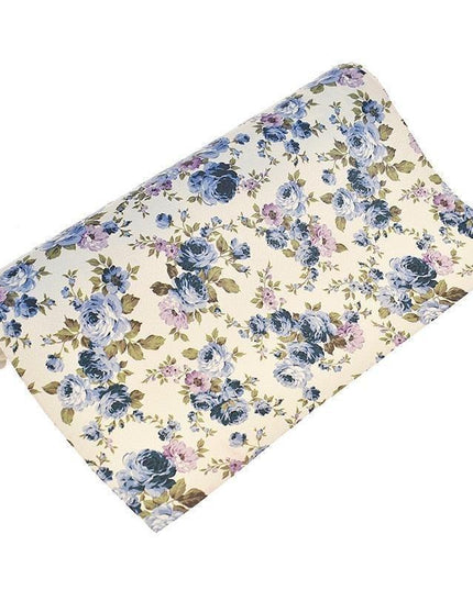 Chic Floral PVC Leather Handbag Crafting Kit