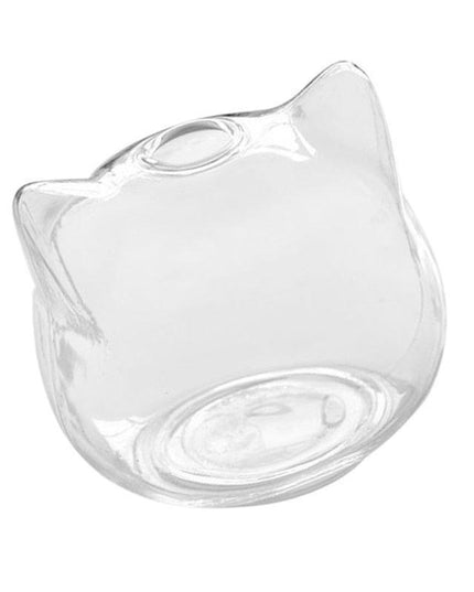Feline Fantasy Glass Vase: A Chic Cat-Themed Accent