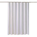 Water-Resistant Solid White Shower Curtain Set with 12 Hooks for Bathroom - Various Sizes Available