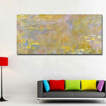 Monet's Water Lilies Canvas Art for Stylish Interior Design