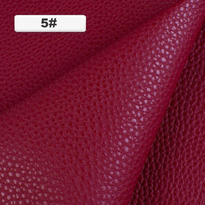 Luxurious Lychee Road Faux Leather Fabric - Crafters' Delight, 25cm*34cm, 1MM Thickness