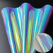 Reflective Candy Holographic Iridescent Faux Leather Fabric - Crafting Must-have