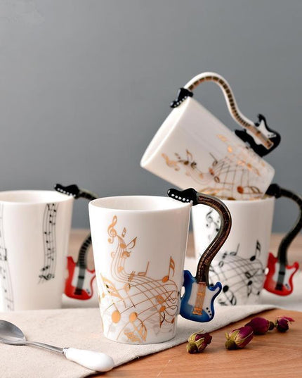 Guitar Harmony Mug - Sip Your Favorite Tunes ☕️🎶