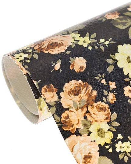 Chic Floral PVC Leather Handbag Crafting Kit