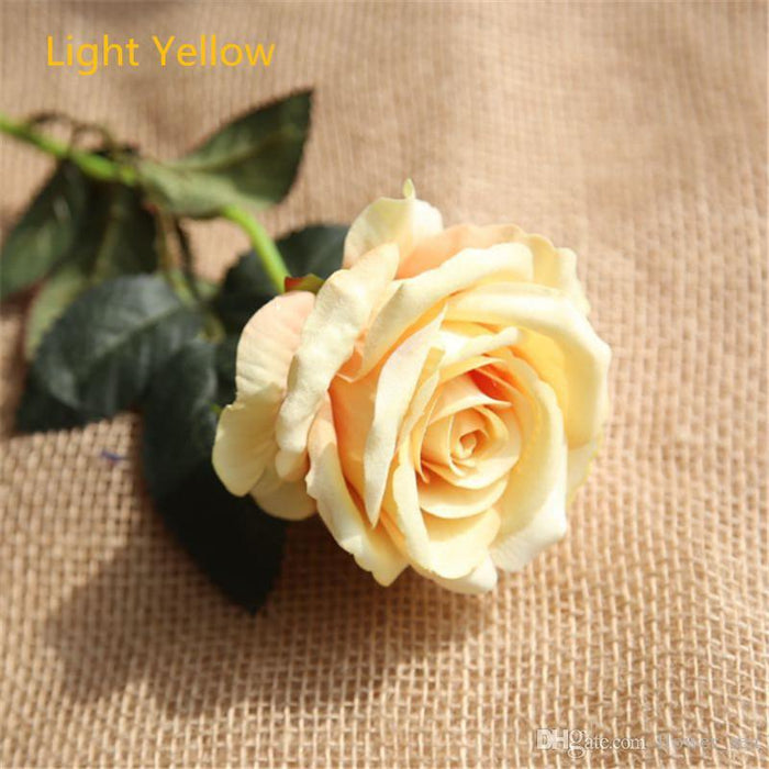 Exquisite Realistic Rose Display - Sophisticated Home Decor Piece