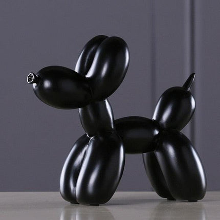 Sleek Resin Balloon Dog Sculpture for Chic Home Decor