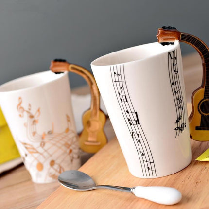 Guitar Harmony Mug - Sip Your Favorite Tunes ☕️🎶