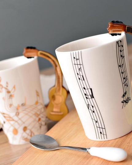 Guitar Harmony Mug - Sip Your Favorite Tunes ☕️🎶