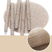 Bamboo Grain Painting Oval Placemats - Elegant Table Setting Essential