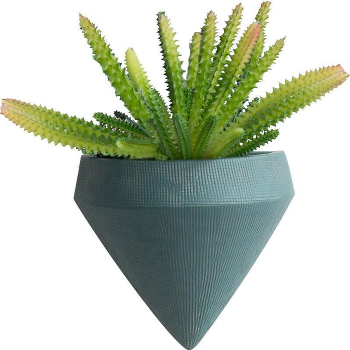 Elegant Scandinavian Ceramic Wall Planter Set for Modern Home Design