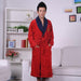 Winter Frost XL Plush Fleece Kimono Bathrobe - Men's Lounge Robe