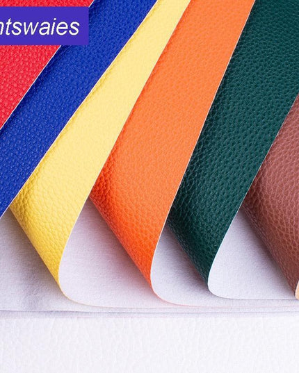 Luxurious Lychee Road Faux Leather Fabric - Premium DIY Sewing Material for Elegance and Style