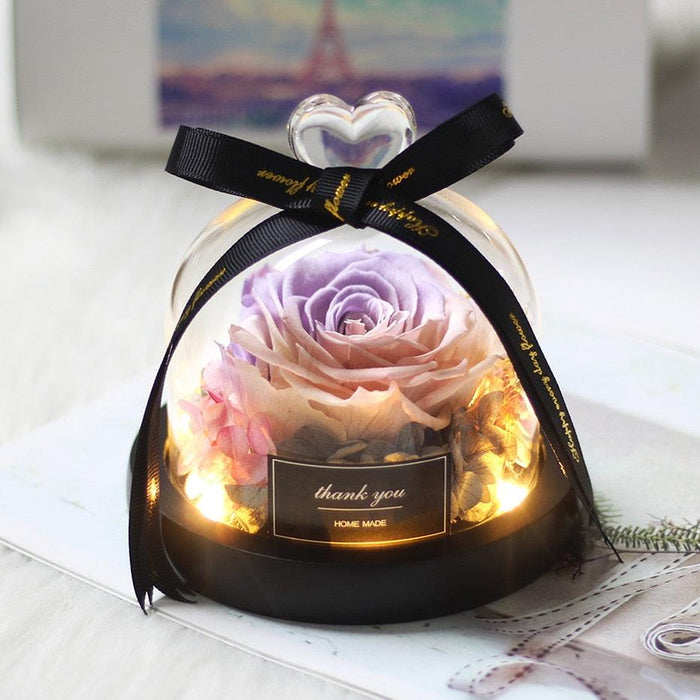 Eternal Rose Glass Dome: Timeless Elegance and Beauty