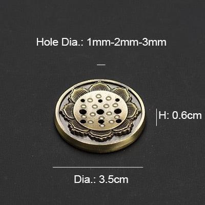 Serenity Zinc Alloy Incense Burner - Enhance Your Mindfulness Rituals