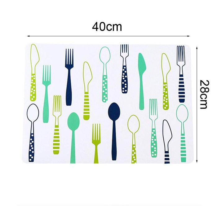 Kid-Friendly PVC Placemats: 2 or 4 Pack, 40*28cm - Easy-Clean Children's Table Mats