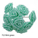 Elegant Gray PE Foam Artificial Rose Flowers Set - Pack of 25