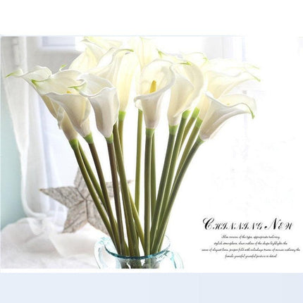 Chic Real Touch Calla Lily Floral Bundle - Ideal for Special Occasions & Decor