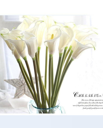 Chic Real Touch Calla Lily Floral Bundle - Ideal for Special Occasions & Decor
