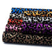 Leopard Glitter Velvet Fabric Bundle for Fashionable DIY Creations
