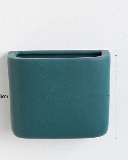 Elegant Scandinavian Ceramic Wall Planter Set for Modern Home Design