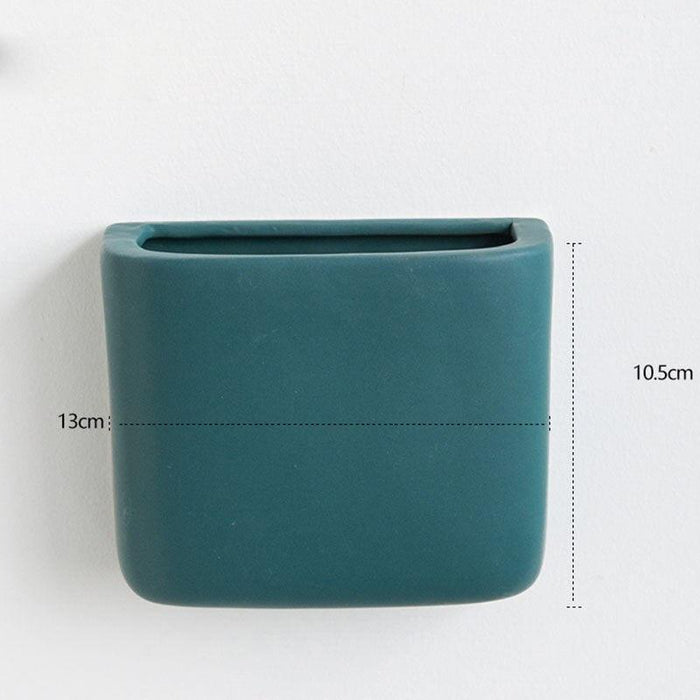 Elegant Scandinavian Ceramic Wall Planter Set for Modern Home Design